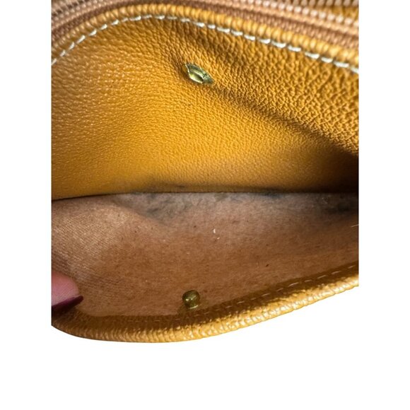 Dooney & Bourke VTG Essex Shoulder Bag Black Tan All Weather Leather USA Classic - Picture 13 of 16